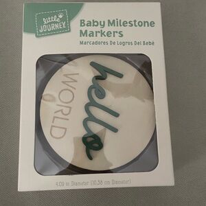 Baby milestone markers